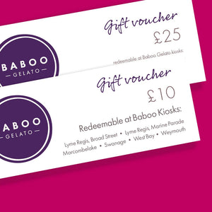 Baboo gift vouchers