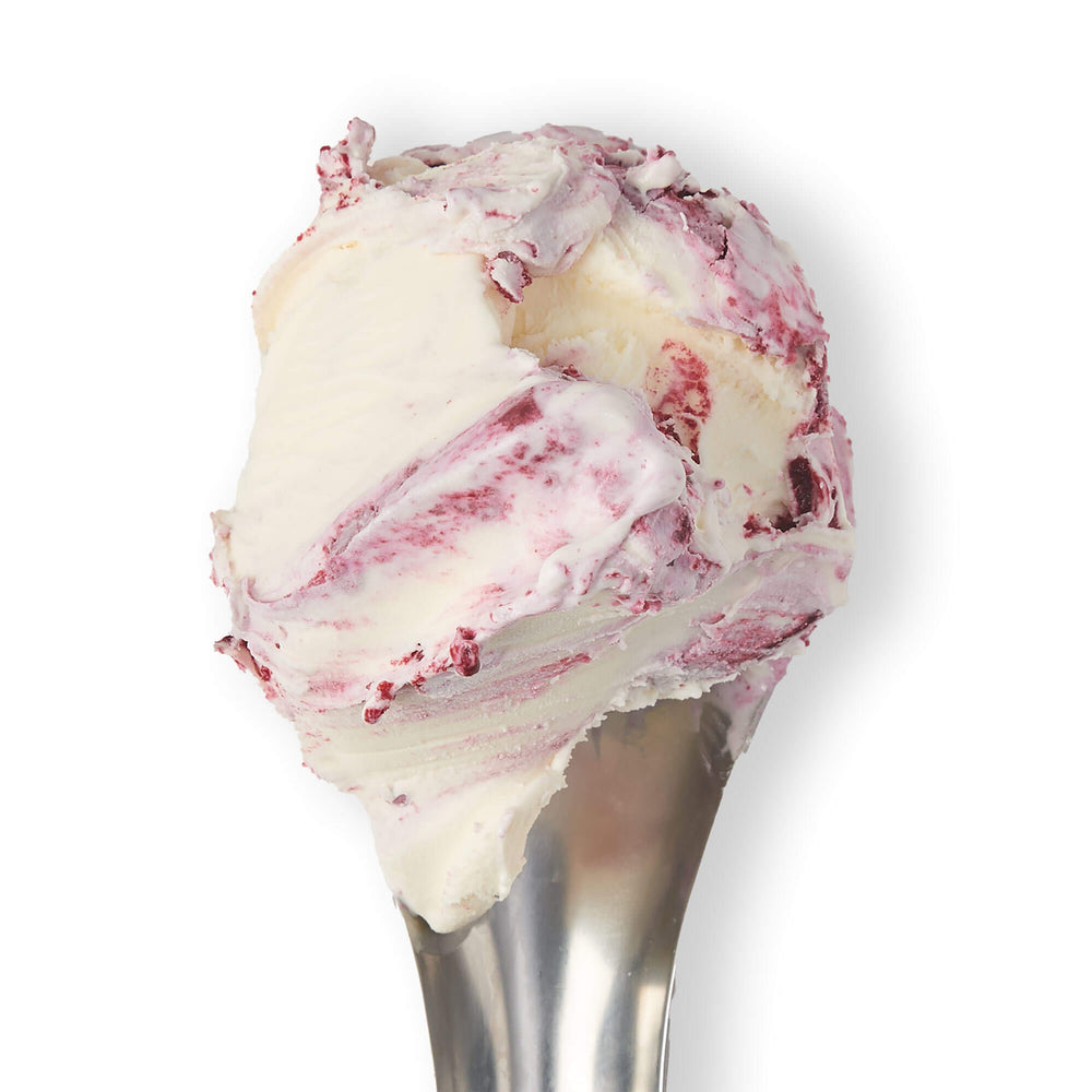 White chocolate and raspberry swirl gelato - LIMITED EDITION