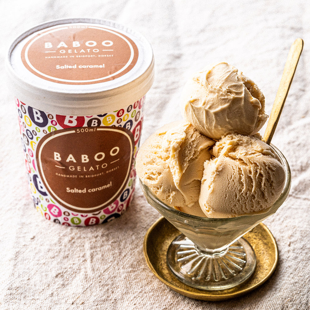 Salted caramel gelato – 500ml
